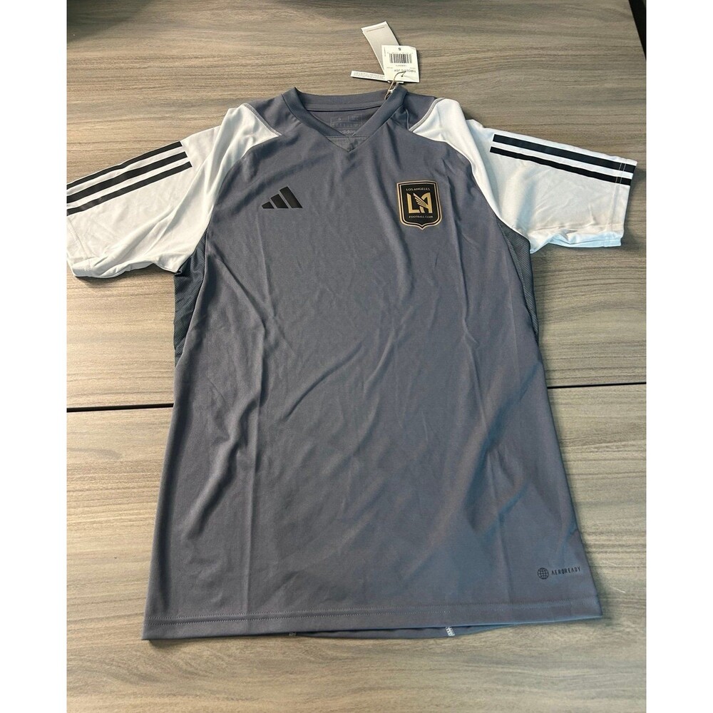 LAFC Men’s Grey Adidas Jersey Size Small